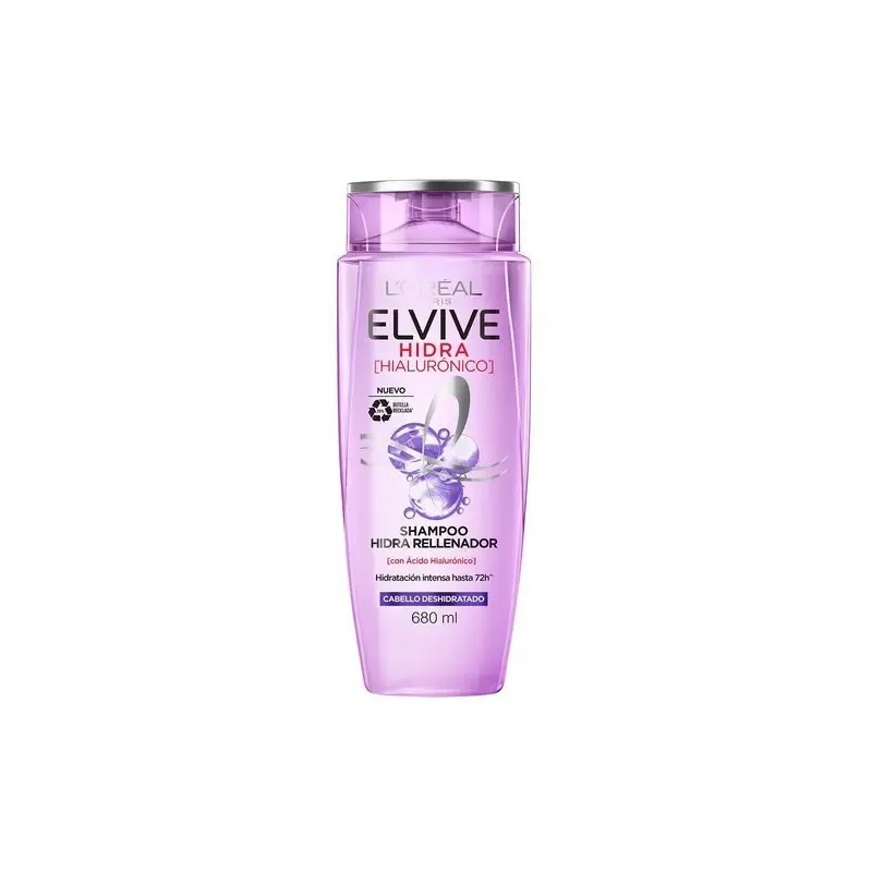 Shampoo Hidra Hialuronico Loréal Elvive 680ml