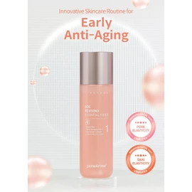 DERMAFIRM Age Reviving Essential Hydrating Toner A4 | Early Age-Defying Pore Firming Facial Toner with Collagen, Astasome & Peptide for All Skin Types | No Animal Trials No Paraben 6.76 fl oz