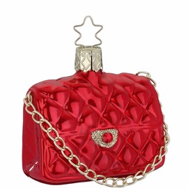 Inge-glas Red Clutch Bag 6cm