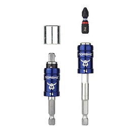 Norske Tools NIBBI259P 2-IN-1 Socket Adapter and Bit Holder, Works with All 1/4 inch Driver Bits and 1/4 inch Drive Sockets