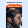 Bluetooth Earbuds, Wireless Single Ear Hands-Free Headset with Ear Hook,