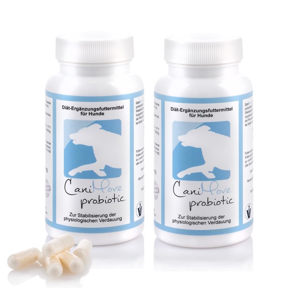 CaniMove Probiotic | Double Pack of 200 Capsules | Intestinal