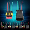 Acouto Conectores eléctricos de 3 pines Conector de 3 pines