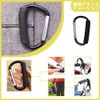 Carabiner Stroller Hook, Black, 1 Piece, Large, Stroller Hook, Stylish,
