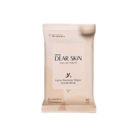 Deerskin Lacto Feminine Tissue Portable 10 sheets / 디어스킨 락토 페미닌 티슈 휴대용 10매 X 20팩 간편한 여성용 청결티슈 저자극 Y존케어 비데티슈 대량