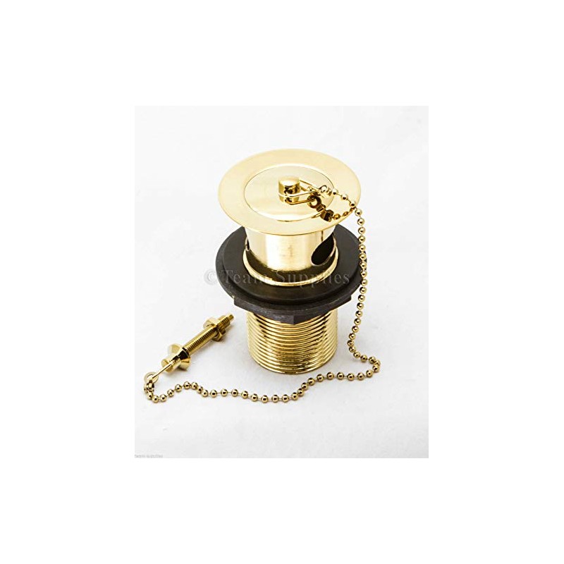 Gold Basin Waste Metal Plug Chain Stay Slotted 1 1/4"