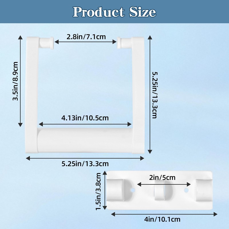 PIHIL 2 Pcs Plastic Cooler Handle Replacement for 25-72 Quart