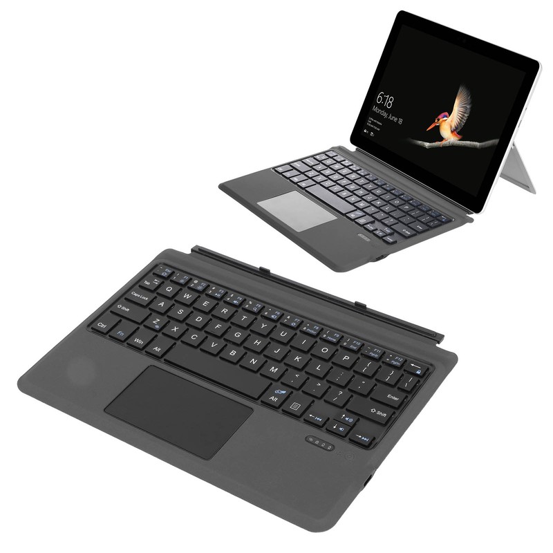 Wireless Keyboard BT5.0 Ultra Slim Touchpad PU Leather Easy Control