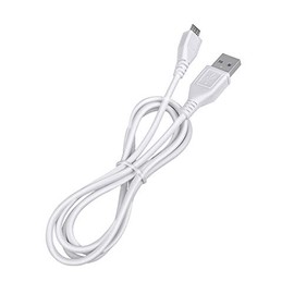 ABLEGRID 3.3ft White Micro USB Data Sync PC/Charging Cable Charger Power Cord for Golf Buddy Voice DSC-GB700 GolfBuddy GPS Rang Finder