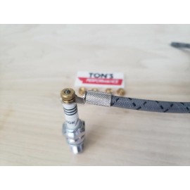 Ton's Performance 4mm Spark Plug Wire Brass Nuts & Ring Terminals bobber chopper  Pack of 8  v8