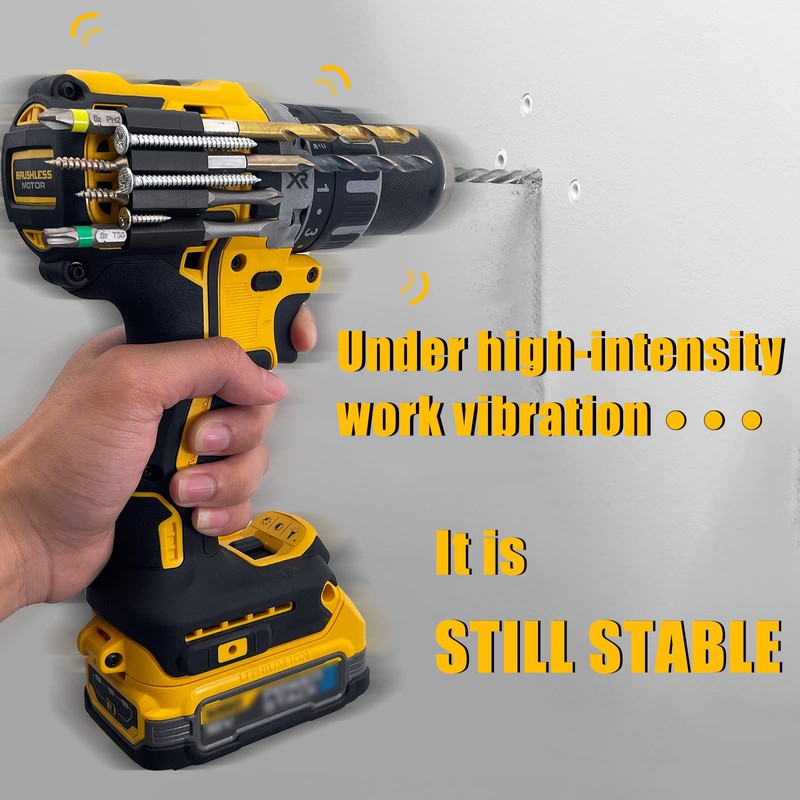 2 Pack Upgraded Magnetic Bits Holster Attach to Drill,Universal Fit