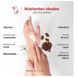 Kit 3 Cremas De Manos 80 Ml Vitamina E Y Niacinamida. B Life
