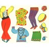 VINTAGE 1960s Mini Mods Paper DOLL LASER REPRODUCTION~O