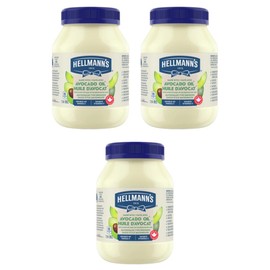 Hellmann's Avocado Oil Gluten-Free Mayonnaise 710ml (3 Pack)