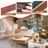 kdafio 4 Pcs Leather Bookmark, Classic Stitched Bookmark with Leather