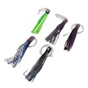 5PCS Saltwater Trolling Lure PVC Squid Skirted Deep Sea Fishing