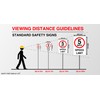 do not exceed 5 mph - 1.2mm Rigid plastic high-visibility