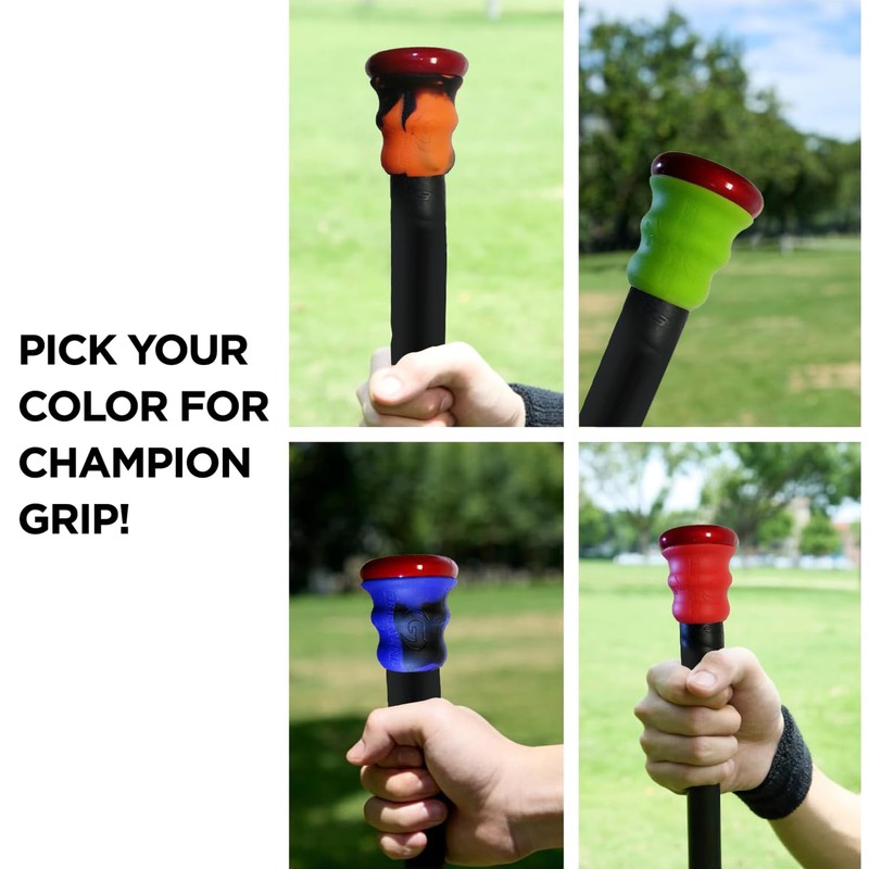 Grip-N-Rip Softball Bat Taper Non-Slip Ergonomic Grip for Secure Hold