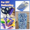 Blue Resin Rhinestones, Blue Flatback Nail Pearls Jelly Resin Rhinestones