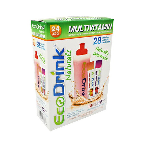 Multivitamin Drink Mix Strawberry/Lemonade 24 Count