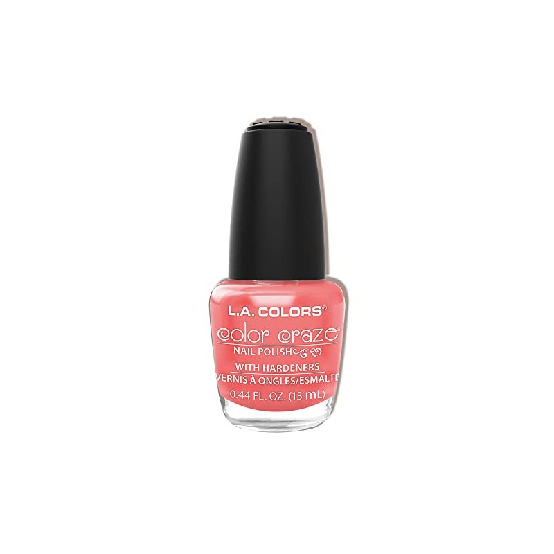 L.A. COLORS Color Craze Nail Polish, Frill, 1 Ounce