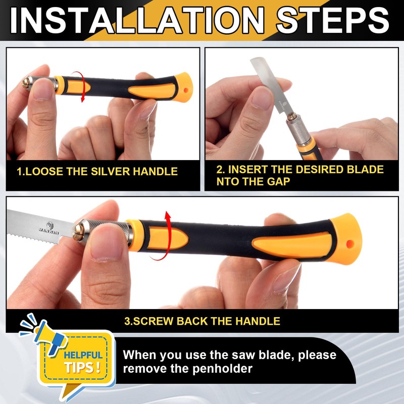 Honoson Mini Hand Saw Model Tools Small Hobby Saw Blades