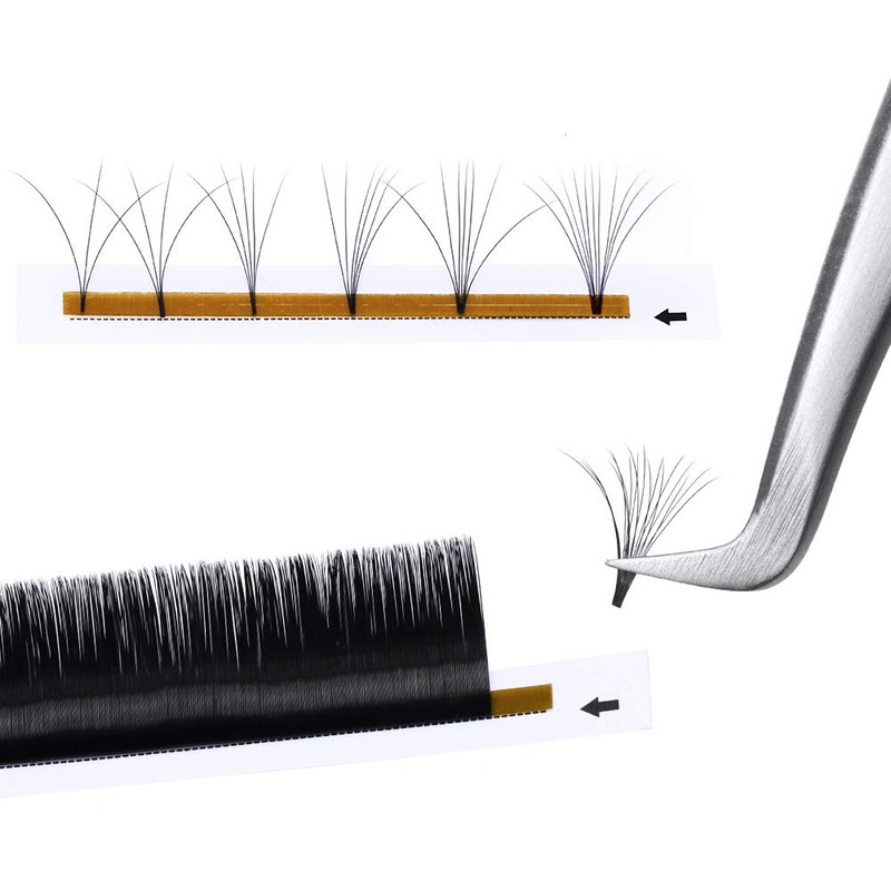 GEMERRY Easy Fan Self-Fanning Volume Eyelashes, 0.07 mm, C Curl