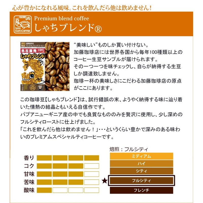 Kato Coffee Shop (17.6 oz (500 g) Value Bag) Premium