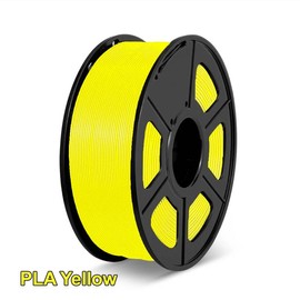 SUNLU PLA Super vibrant colors Tangle-Free PLA 1.75mm 1KG | ±0.02mm High Precision | No-Clog Filament for Smooth 3D Prints Perfect for Beginners & Pros:_PLA Yellow