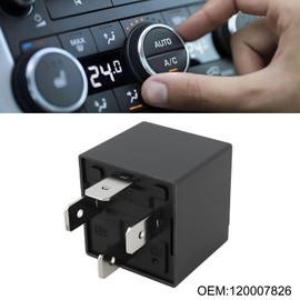 The Lord of the Tools 2Pcs 4Pin Air Conditioning Fan Relay 120007826 Suitable For Most 12V Cars SUVs and Commercial Vehicles