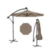 10FT Cantilever Patio Umbrella with Cross Base, 360-degree Rotation Outdoor