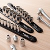 Precision Defined Aluminum Tool Socket Holder 3-Piece Set | Black,