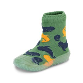 Sterntaler Boys' Adventure Socks Whales Slippers Socks, Green