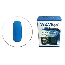 WAVEGEL Soak-0ff Gel & Nail Lacquer Matching Duo Set - Royale Waves - W170-170 I 0.5 Oz