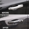 crosselec Carbon Fiber Door Handles Trim Cover for 2015-2021 Chrysler