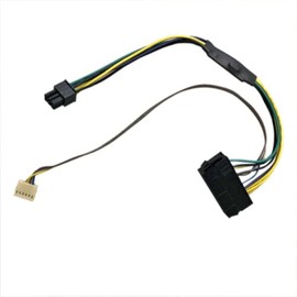 Huasheng Suda 90(30cm) 12" ATX Main 18AWG 24-Pin to 6-Pin PSU Power Supply Adapter Cable Replacement for HP Elite 8100 8200 8300 800 G1 Z220 Z230 Z240 Compaq 6200 Pro MT