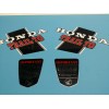 HONDA CT70 TRAIL70 1972 FRAME DECAL GRAPHIC SET (#H47)