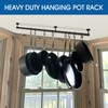 ROTHLEY Hanging Pot Rack Hanger: 39.4 Inch Stainless Steel Pot