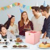 DOYIDE 12Pcs Cake Boxes, 10x10x10 Inches Tall Cake Boxes with
