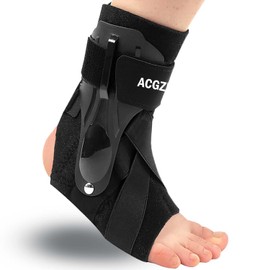 ACGZBD Tobillera Para Mujeres Y Hombres: Tobillera Ajustable Con Estabilizadores Laterales Para Esguince De Tobillo, Alivio De Fascitis Plantar, Tendinitis De Aquiles, Recuperación De Lesiones, Tobill