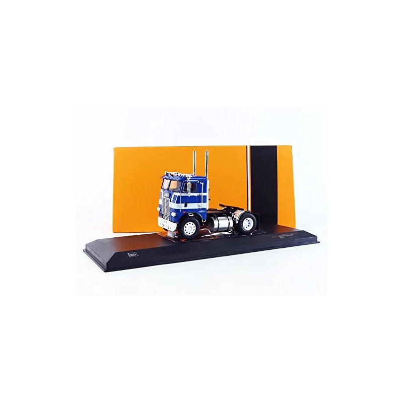Ixo Freightliner COE Tractor 1976 Blue White Model Car 1:43