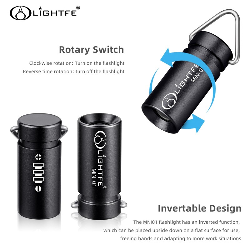 LIGHTFE MINI01 keychain flashlight mini keychain light is light, small,