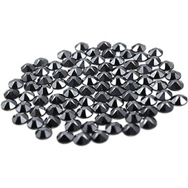 Preciosa Viva Rhinestones - No Hotfix Flatback - Jet Hemitate - SS16 (4mm) - Choose Your Quantity (72)