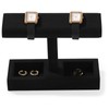 Papten J00302 Wristwatch Stand, For 2 Pieces, Microfiber, Luxury, Stylish,