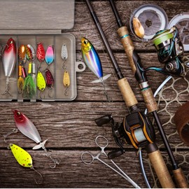 Trout Bait, 12-Piece Perch Bait, Blinker Fishing Spoons, Trout Hard Metal Spoon Set, Spinner Fishing with Spoon Box