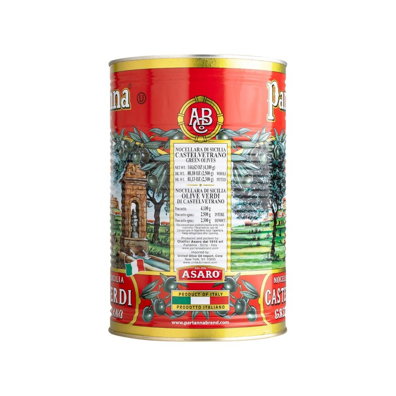 Partanna Whole Castelvetrano Olives - Authentic Sicilian - Product Of