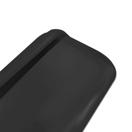 Chrome Door Mirror Covers Compatible for Volvo VNL VNM Trucks 2004-2017, Right Passenger Side for Volvo Mirror Cover (Black, right side)