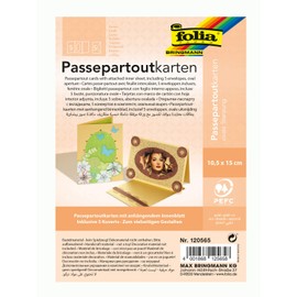 Folia- passepartouts, with oval cut-out