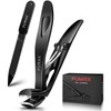 FUMAX Angled Large Nail Clippers for Seniors, Toenail Clippers for