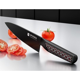 WIZEKA Chef Knife: 8 Inch: Extreme Sharp Kitchen Knife: Full Tang High Carbon Stainless Steel: Chef's knife with Ergonomic Handle with Unique Patterns,Kokopelli Series